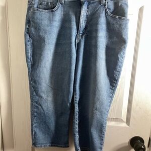 Lee Blue Relaxed‎ Fit Capris